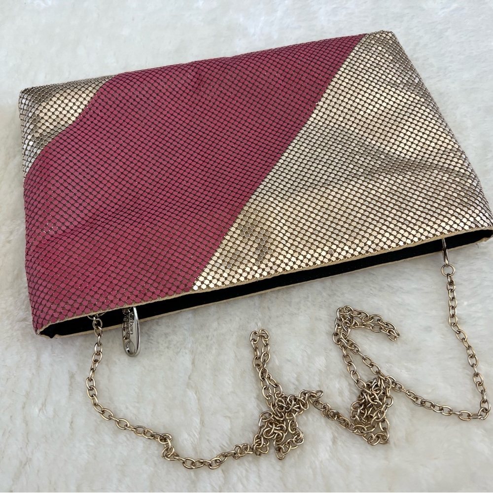 Urban Originals clutch with gold strap